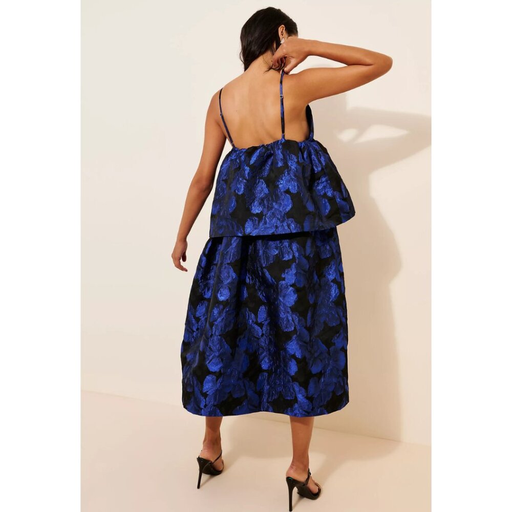 Anthropologie Sleeveless Open-Back Midi Dress NEW - Picture 2 of 8
